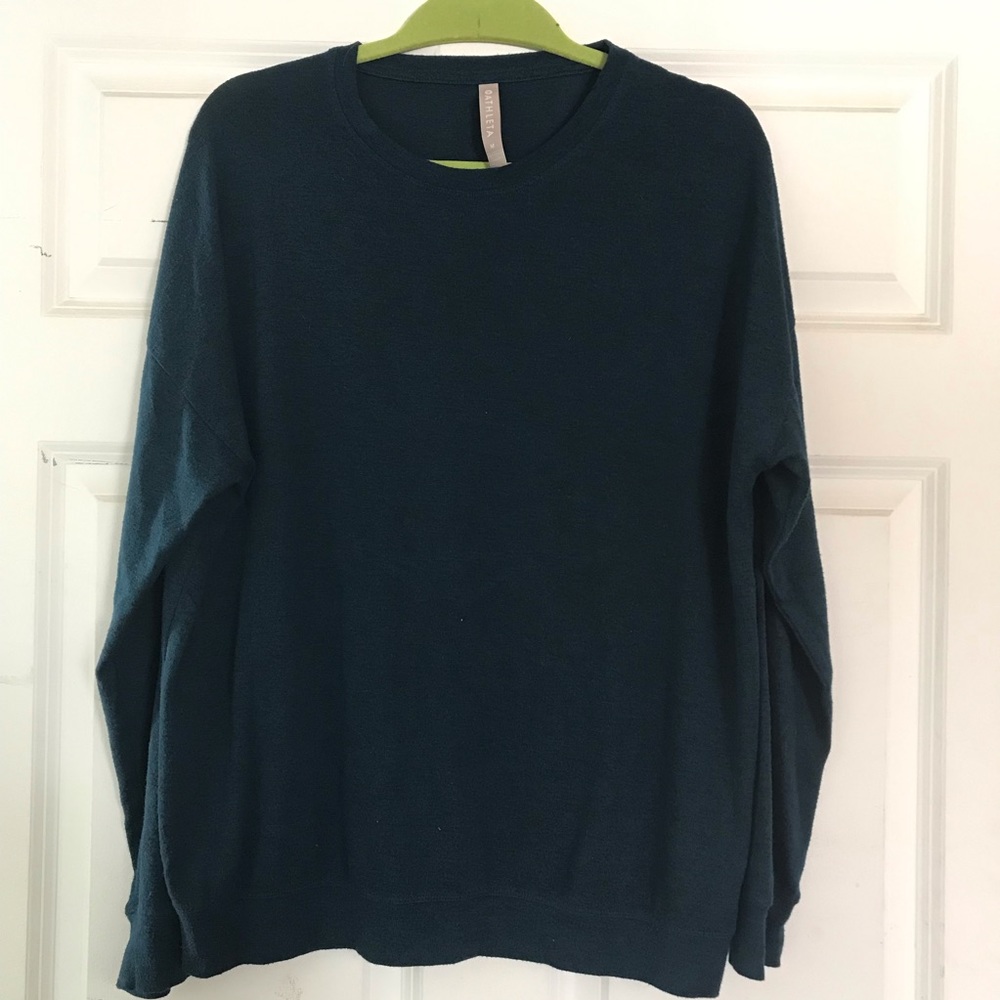Athleta Women’s M Mindful Pullover in Dark Vista Teal